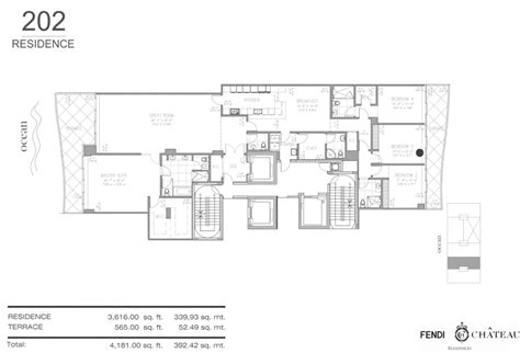 fendi chateau residences floor plans|Fendi chateau rentals.